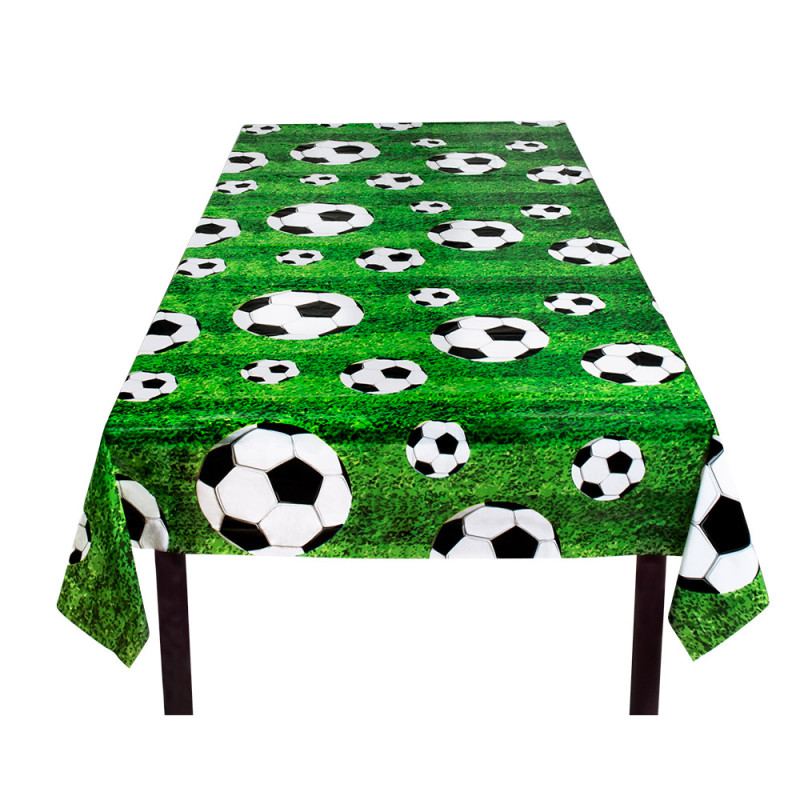 Obrus s futbalovým motívom
